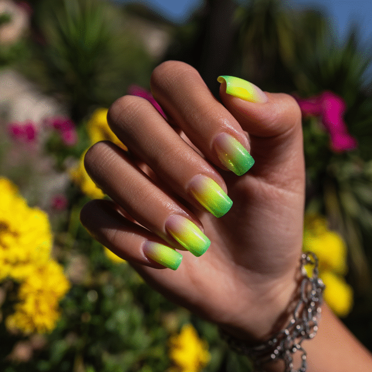Escaping in Color: How Tropical Nail Art Brings Vacation to Your Fingertips