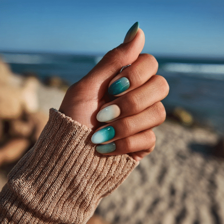 Color Meets Calm: Nail Designs That Channel the Spirit of the Shore