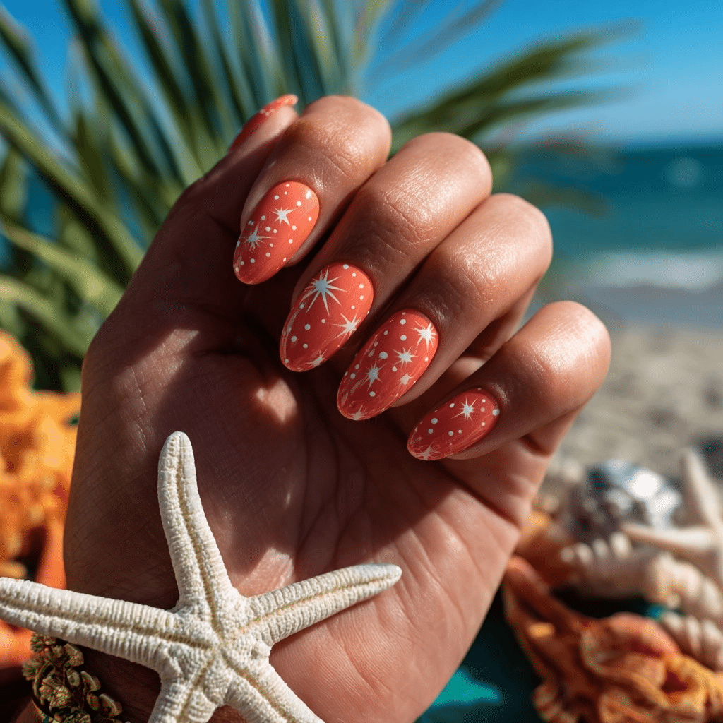 Color and Calm: Beach-Inspired Nail Designs for a Luminous Summer